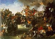 Johann Peter Krafft Zrinyi's Charge from the Fortress of Szigetvar Germany oil painting artist